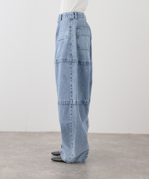 LIVINGTONE(リヴィントーン)の「LIVINGTONE COLETTE T-COLETTE-10:デニムパンツ(デニムパンツ・レディース・ブルー・MEDIUM/SMALL)」の7枚目の写真