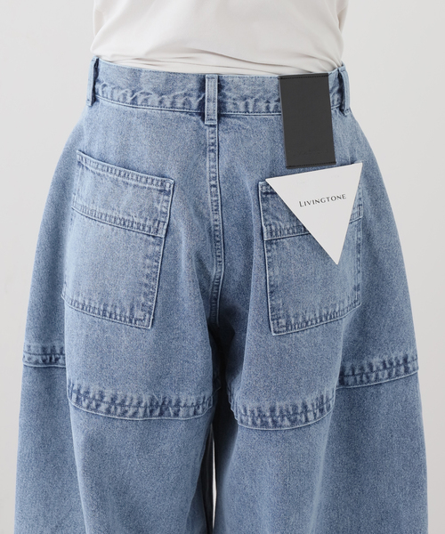 LIVINGTONE(リヴィントーン)の「LIVINGTONE COLETTE T-COLETTE-10:デニムパンツ(デニムパンツ・レディース・ブルー・MEDIUM/SMALL)」の10枚目の写真