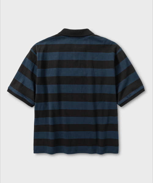 NONBLANK(ノンブランク)の「HSカラーTシャツ_NAVY(ポロシャツ・メンズ・ネイビー・MEDIUM/LARGE/X-LARGE)」の2枚目の写真