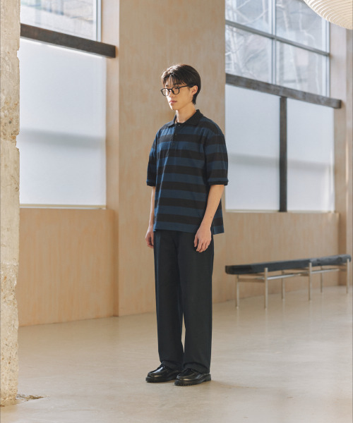 NONBLANK(ノンブランク)の「HSカラーTシャツ_NAVY(ポロシャツ・メンズ・ネイビー・MEDIUM/LARGE/X-LARGE)」の10枚目の写真