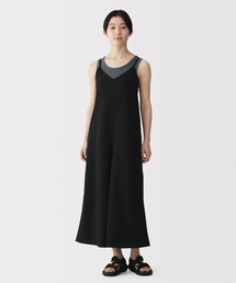 無印良品 | 婦人 風を通す ストレッチサッカーサロペット(サロペット/オーバーオール)