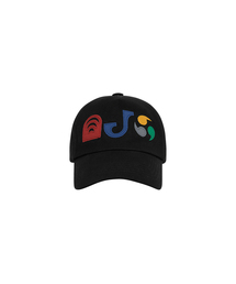 AJOBYAJO（アジョバイアジョ）の「[PBA] AJO Pictogram Nylon Applique Cap [BLACK]（キャップ）」