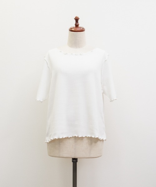 CLETTE(クレット)の「CLETTEオリジナル半袖メロープルオーバー(Tシャツ/カットソー・レディース・オフホワイト/その他/ブラック・4L/3L/LL)」の15枚目の写真