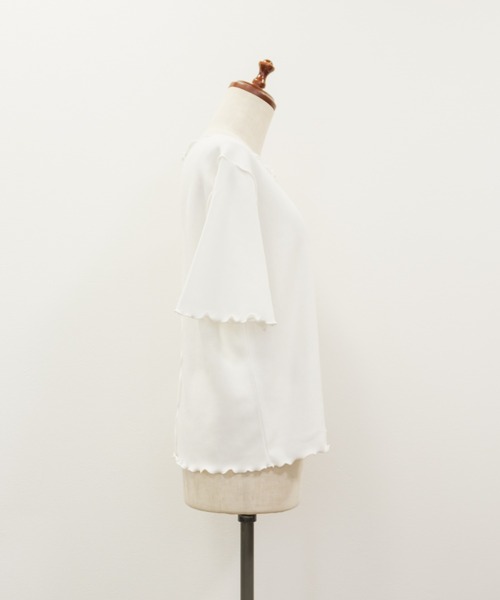 CLETTE(クレット)の「CLETTEオリジナル半袖メロープルオーバー(Tシャツ/カットソー・レディース・オフホワイト/その他/ブラック・4L/3L/LL)」の16枚目の写真