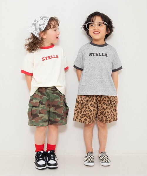BREEZE(ブリーズ)の「WEB限定 アニマル&カモフラ カーゴハーフパンツ(その他パンツ・キッズ・ベージュ/カモフラージュ・90/100/110/120/130/140/150)」の7枚目の写真