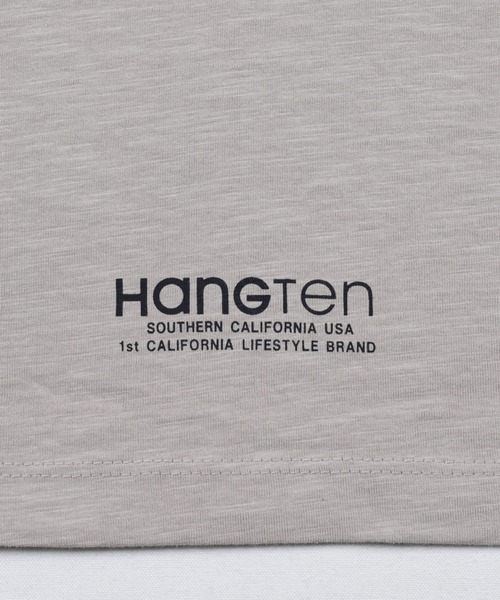 HANGTEN(ハンテン)の「【HANGTEN/ハンテン】スラブ天竺パネルプリントTシャツ/ボーダー柄 サーフ系 リラックス 夏(Tシャツ/カットソー・メンズ・ネイビー/アイボリー/モカ・X-LARGE/LARGE/MEDIUM)」の12枚目の写真