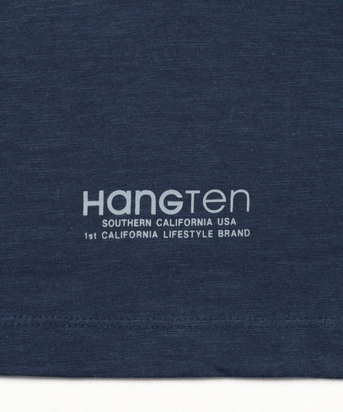 HANGTEN(ハンテン)の「【HANGTEN/ハンテン】スラブ天竺パネルプリントTシャツ/ボーダー柄 サーフ系 リラックス 夏(Tシャツ/カットソー・メンズ・ネイビー/アイボリー/モカ・X-LARGE/LARGE/MEDIUM)」の14枚目の写真