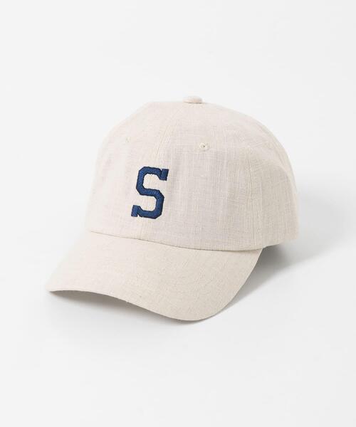 URBAN RESEARCH Sonny Label（アーバンリサーチサニーレーベル）の「リネン混刺繍キャップ（キャップ・メンズ・パープル/ベージュ/ブラウン/ブラック・ONE）」の3枚目の写真