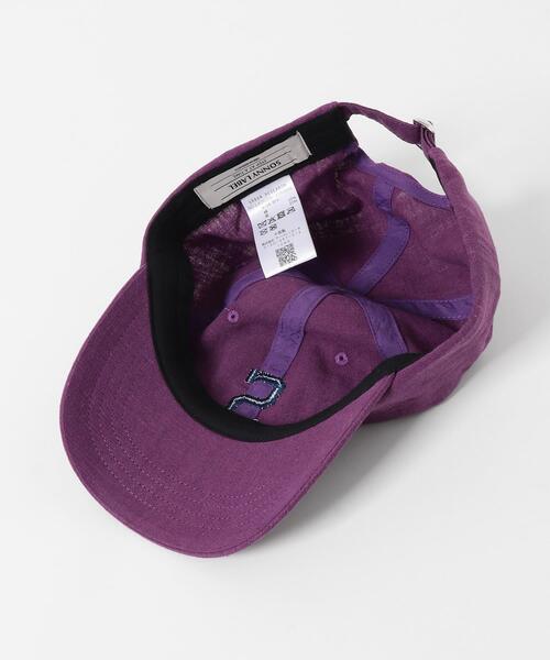 URBAN RESEARCH Sonny Label（アーバンリサーチサニーレーベル）の「リネン混刺繍キャップ（キャップ・メンズ・パープル/ベージュ/ブラウン/ブラック・ONE）」の13枚目の写真