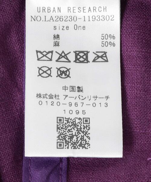 URBAN RESEARCH Sonny Label（アーバンリサーチサニーレーベル）の「リネン混刺繍キャップ（キャップ・メンズ・パープル/ベージュ/ブラウン/ブラック・ONE）」の14枚目の写真