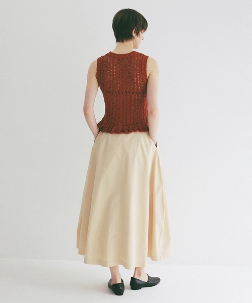 CLANE(クラネ)の「COCOON LINE VOLUME SKIRT(スカート・レディース・ベージュ/ブラック/ホワイト・1/0)」の14枚目の写真