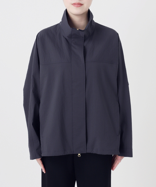 AP STUDIO(エーピーストゥディオ)の「ナイロンブルゾン(ナイロンジャケット・レディース・ホワイト系その他/ダークブルー/ネイビー・FREE)」の16枚目の写真