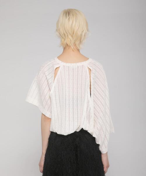 LAATO(ラート)の「lace tee(Tシャツ/カットソー・レディース・ホワイト/スミクロ・FREE)」の10枚目の写真