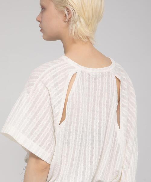 LAATO(ラート)の「lace tee(Tシャツ/カットソー・レディース・ホワイト/スミクロ・FREE)」の12枚目の写真