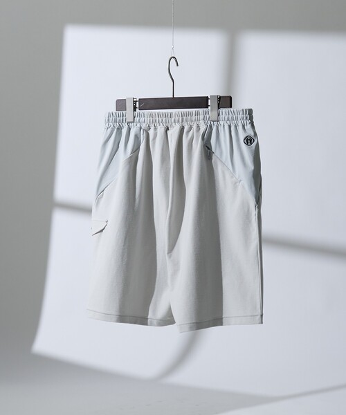 DESIGNWORKS（デザインワークス）の「【接触冷感 / COVEROSS(R) 】ミリタリーピンタックショーツ / セットアップ対応（その他パンツ・メンズ・ホワイト/ライトグレー/ブラック/ブラウン・48/46）」の14枚目の写真