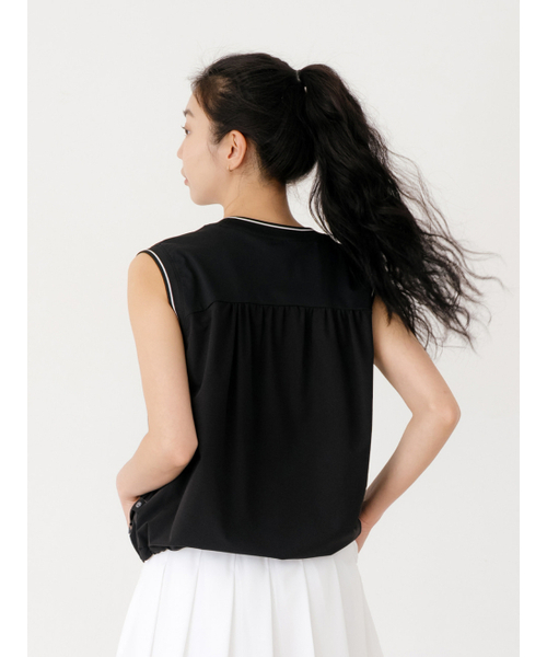 NITINA（ニティナ）の「シャーリングベストBK（ベスト・レディース・ブラック・SMALL/MEDIUM）」の2枚目の写真