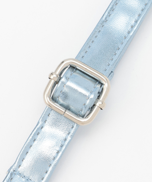 minimal（ミニマル）の「クリア２WAYショルダー（バックパック/リュック・キッズ・ピンク/シルバー/ブルー・F）」の10枚目の写真