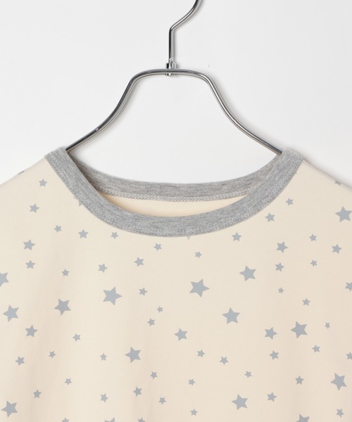3.3 Field Trip (3.3フィールドトリップ)の「3.3 Field Trip/スターリンガーT(Tシャツ/カットソー・レディース・オフホワイト/ブラック・FREE)」の4枚目の写真