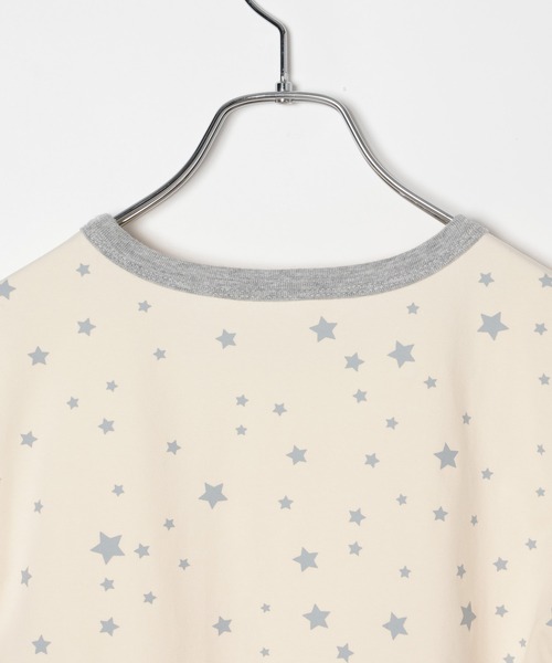 3.3 Field Trip (3.3フィールドトリップ)の「3.3 Field Trip/スターリンガーT(Tシャツ/カットソー・レディース・オフホワイト/ブラック・FREE)」の8枚目の写真