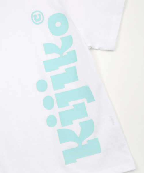 KIJIKO(キジコ)の「ke406. Kijiko Big Logo Semi-Crop Tee White(Tシャツ/カットソー・レディース・ホワイト・FREE)」の7枚目の写真