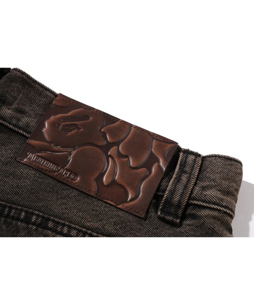 A BATHING APE(アベイシングエイプ)の「BAPE STA PATCH 13 OZ RELAXED FIT DENIM SHORTS(デニムパンツ・メンズ・ベージュ/インディゴブルー・LARGE/MEDIUM/X-LARGE/SMALL/XX-LARGE)」の9枚目の写真