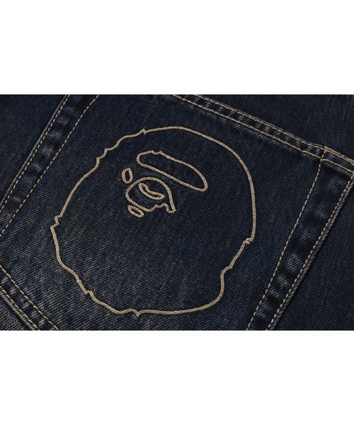 A BATHING APE(アベイシングエイプ)の「BAPE STA PATCH 13 OZ RELAXED FIT DENIM SHORTS(デニムパンツ・メンズ・ベージュ/インディゴブルー・LARGE/MEDIUM/X-LARGE/SMALL/XX-LARGE)」の12枚目の写真