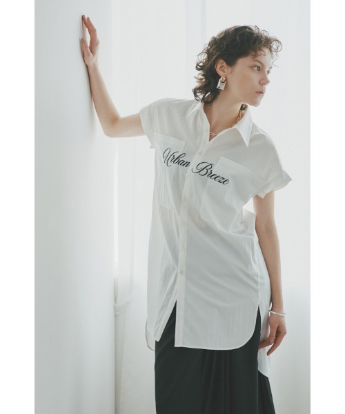 Muel Chic(ミュエルシック)の「Urban shirt アーバンシャツ(シャツ/ブラウス・レディース・スカイブルー/ブラック/ホワイト/ライトグリーン・FREE)」の18枚目の写真