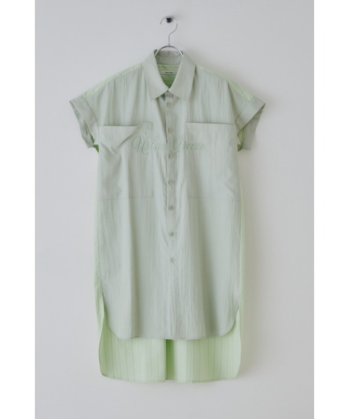 Muel Chic(ミュエルシック)の「Urban shirt アーバンシャツ(シャツ/ブラウス・レディース・スカイブルー/ブラック/ホワイト/ライトグリーン・FREE)」の8枚目の写真