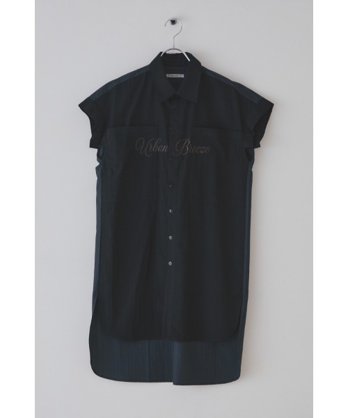 Muel Chic(ミュエルシック)の「Urban shirt アーバンシャツ(シャツ/ブラウス・レディース・スカイブルー/ブラック/ホワイト/ライトグリーン・FREE)」の9枚目の写真