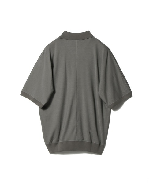 ESTNATION（エストネーション）の「GOOD PEOPLE GOOD STITCHING GOOD PRODUCT for ESTNATION / ショートスリーブ ポロニット（ポロシャツ・メンズ・グレー・LARGE）」の7枚目の写真
