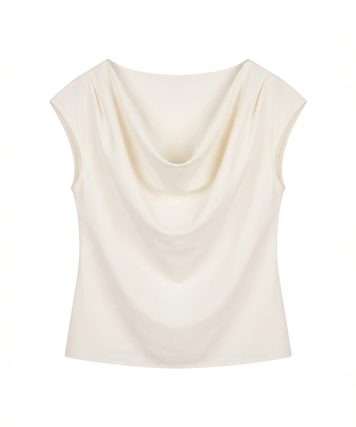 REORG(リオルグ)の「GIR DRAPE HALF BLOUSE IVORY(シャツ/ブラウス・レディース・その他・SMALL/MEDIUM/LARGE)」の4枚目の写真