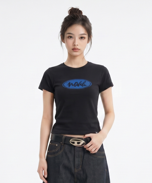 PEID(ペイド)の「PD ノア スリムフィット 半袖Tシャツ ブラック(Tシャツ/カットソー・レディース・ブラック・1/2/3)」の7枚目の写真