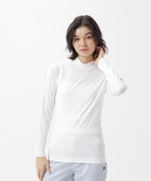 Jack Bunny!!(ジャックバニー)の「【Jack Bunny!!】MEMORICH 長袖UVハイネックインナー(Tシャツ/カットソー・レディース・ピンク/ブラック/ホワイト・MEDIUM/SMALL/LARGE)」の22枚目の写真