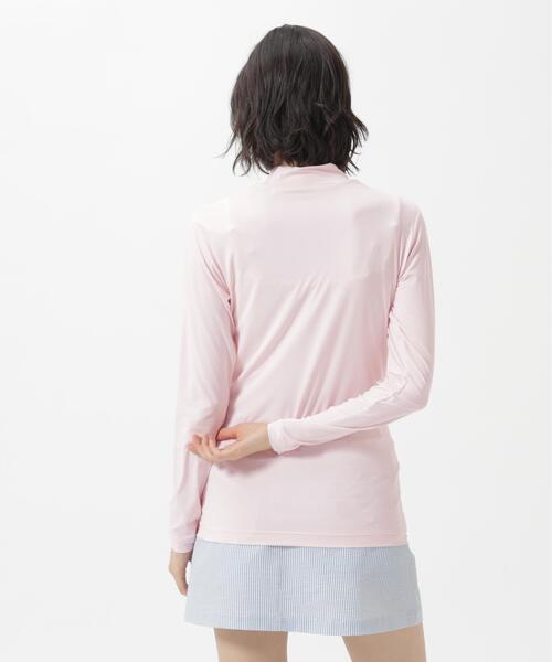 Jack Bunny!!(ジャックバニー)の「【Jack Bunny!!】MEMORICH 長袖UVハイネックインナー(Tシャツ/カットソー・レディース・ピンク/ブラック/ホワイト・MEDIUM/SMALL/LARGE)」の6枚目の写真