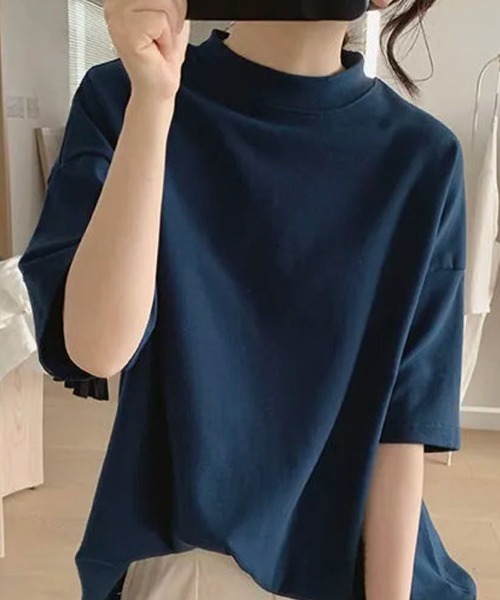 Flugge(フラッジー)の「クルーネックTシャツ(Tシャツ/カットソー・レディース・ホワイト/ネイビー・MEDIUM/LARGE)」の8枚目の写真