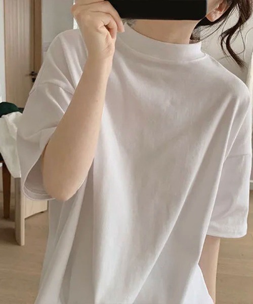 Flugge(フラッジー)の「クルーネックTシャツ(Tシャツ/カットソー・レディース・ホワイト/ネイビー・MEDIUM/LARGE)」の9枚目の写真