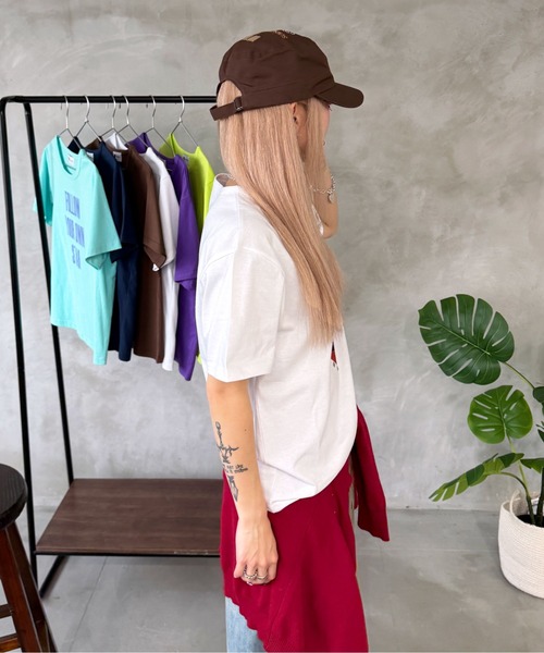 sedacle(セダクル)の「アソートハートスタッズTEE(Tシャツ/カットソー・レディース・ミント/カーキ/レッド/ネイビー/レオパード/ピンク・LARGE/MEDIUM/SMALL)」の18枚目の写真