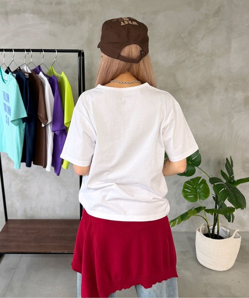 sedacle(セダクル)の「アソートハートスタッズTEE(Tシャツ/カットソー・レディース・ミント/カーキ/レッド/ネイビー/レオパード/ピンク・LARGE/MEDIUM/SMALL)」の17枚目の写真