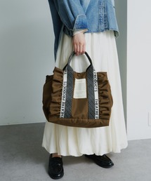 THEATRE PRODUCTS（シアタープロダクツ）の「【WEB限定】別注ドット柄JQテープテムズフリル2WAYナイロンショルダーバッグ-L-（ショルダーバッグ）」