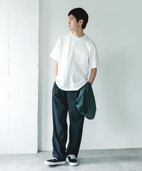 URBAN RESEARCH DOORS(アーバンリサーチドアーズ)の「SHAPE BACK クルーネック Tシャツ(Tシャツ/カットソー・メンズ・モカ/ブルー/チャコールグレー/オフホワイト・MEDIUM/LARGE)」の11枚目の写真