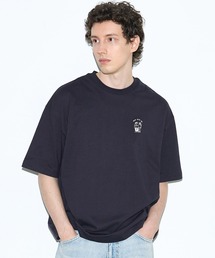 ベアワンポイント胸刺繍半袖Tシャツ
