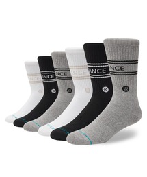 STANCE(スタンス)の「【STANCE スタンス】ラインクルーソックス 6足セット ギフトに最適! VITAL 6 PACK CREW(ソックス/靴下)」