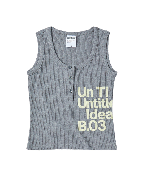 UNTITLED SEOUL（アンタイトル ソウル）の「アンタイトル ヘンリータンクトップ グレー（Tシャツ/カットソー・レディース・その他・SMALL/MEDIUM）」の10枚目の写真