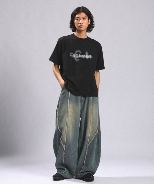 RAGEBLUE(レイジブルー)の「COMPACT SPRAY PRINT TSHIRTS/コンパクトスプレープリントTシャツ(Tシャツ/カットソー・メンズ・ホワイト/ブラック/ブラウン・MEDIUM/LARGE)」の16枚目の写真