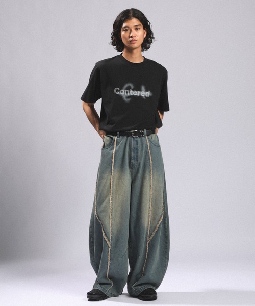 RAGEBLUE(レイジブルー)の「COMPACT SPRAY PRINT TSHIRTS/コンパクトスプレープリントTシャツ(Tシャツ/カットソー・メンズ・ホワイト/ブラック/ブラウン・MEDIUM/LARGE)」の17枚目の写真