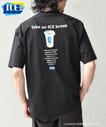 【SHIPS Colors別注】アイスボックス:〈接触冷感〉プリント Tシャツ◇