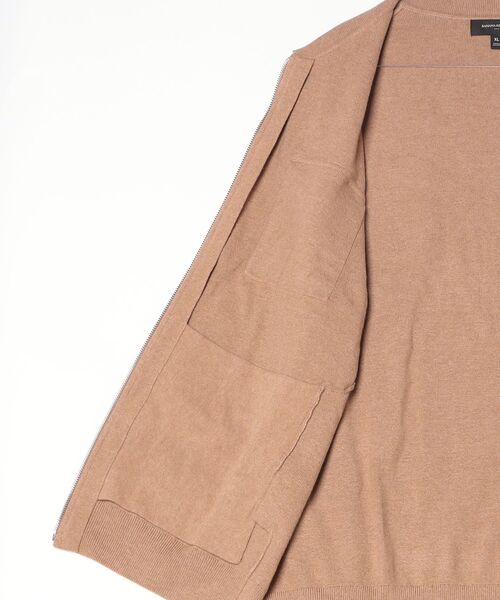 BANANA REPUBLIC FACTORY STORE(バナナリパブリック ファクトリーストア)の「BANANA REPUBLIC FACTORY STORE チェストポケットジップセータージャケット(ニット/セーター・メンズ・その他/キャメル・S/M/L/XL)」の4枚目の写真