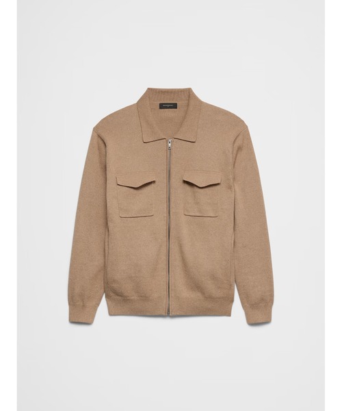 BANANA REPUBLIC FACTORY STORE(バナナリパブリック ファクトリーストア)の「BANANA REPUBLIC FACTORY STORE チェストポケットジップセータージャケット(ニット/セーター・メンズ・その他/キャメル・S/M/L/XL)」の7枚目の写真