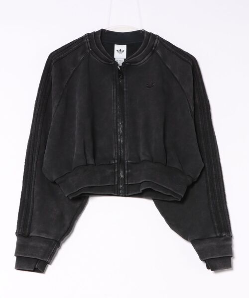 adidas(アディダス)の「ADIDAS ウェア アディダス W SST DOUBLE LAYERED CROPPEDTT アウター KS9141 BLACK(その他アウター・レディース・ブラック・X-LARGE/LARGE/MEDIUM/SMALL)」の1枚目の写真