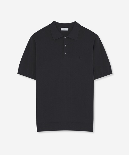 MACKINTOSH LONDON(マッキントッシュ ロンドン)の「【MINERALTEX】ドレスニットポロシャツ(ポロシャツ・メンズ・ブラック/グレー/ブルー・XL/L/M)」の2枚目の写真